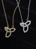 Copper inlaid zirconium stainless steel pendant details Picture